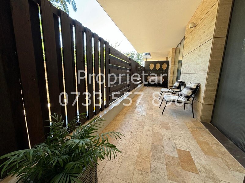 Aleea Privighetorilor 85 Baneasa - curte privata, apartament 3 camere -