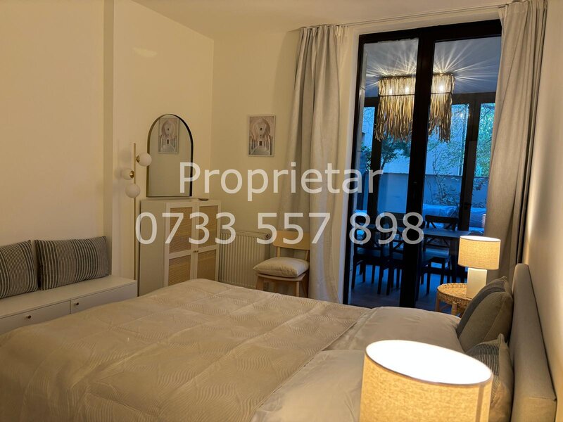 Aleea Privighetorilor 85 Baneasa - curte privata, apartament 3 camere -